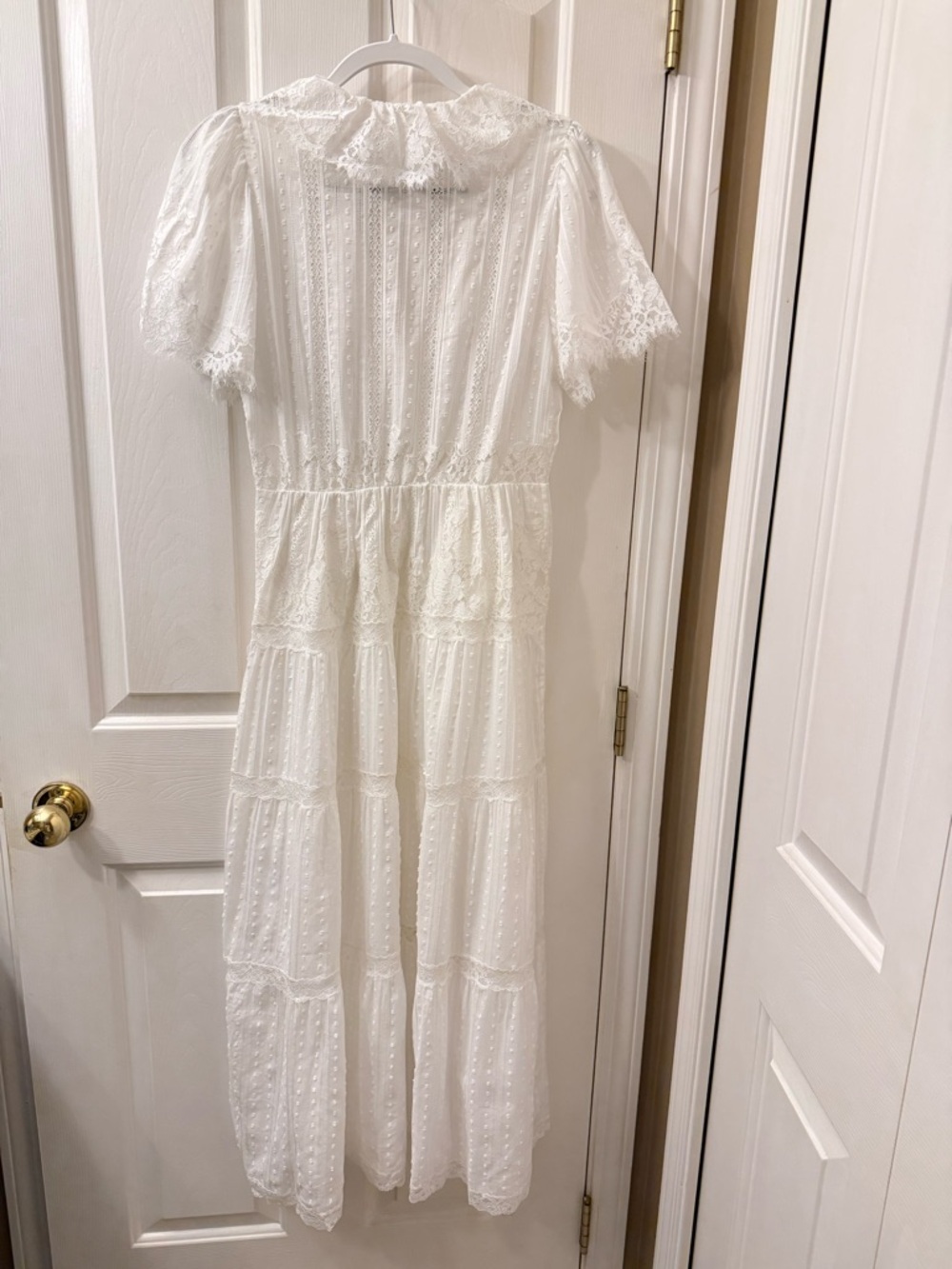 Dôen Gabriella Lace Cotton Midi-Dress - Picture 7 of 11